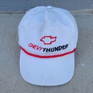 Vintage Chevy Thunder Snapback Hat Cap 90s 0S